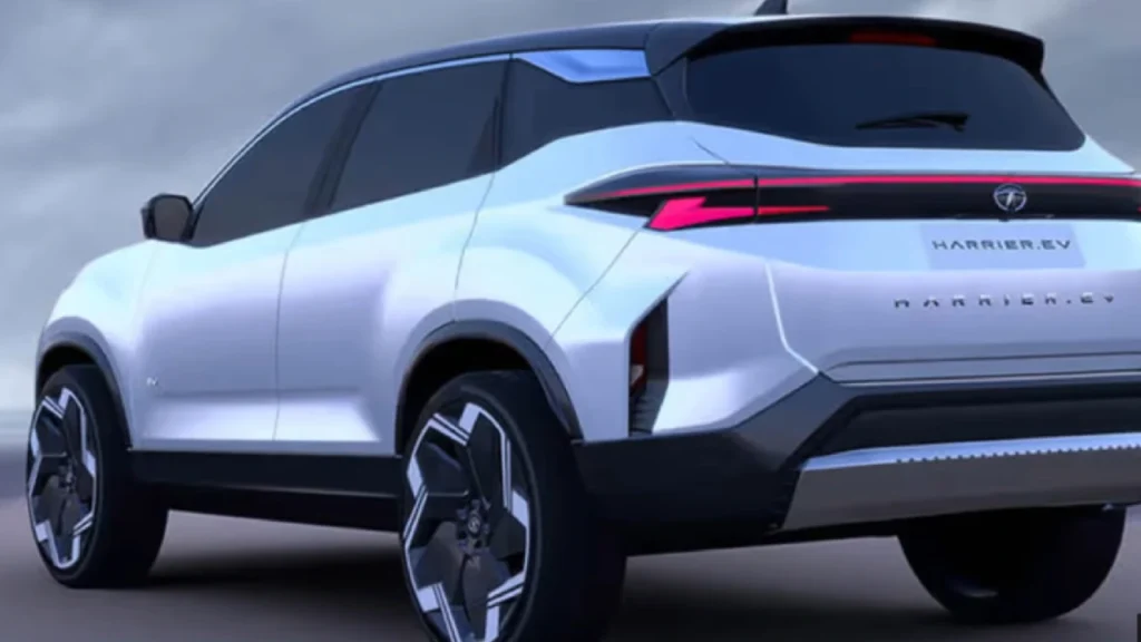Tata Harrier EV interior (12.3 इंच की टच स्क्रीन डिस्प्ले और लेटेस्ट टेक्नोलॉजी के साथ में मिल रहा है सनरूफ)