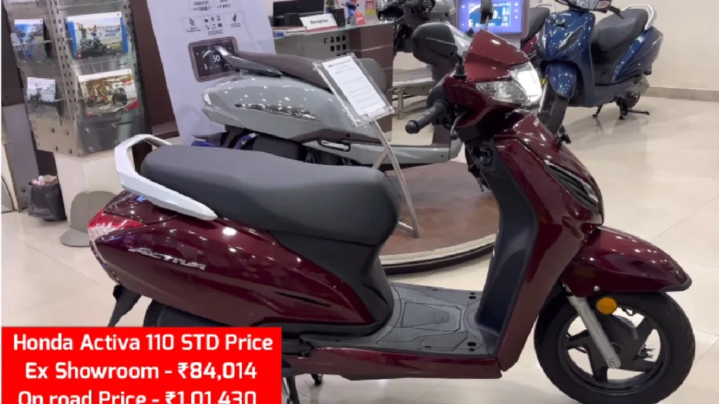 New 2025 honda activa 110 dlx tft mileage